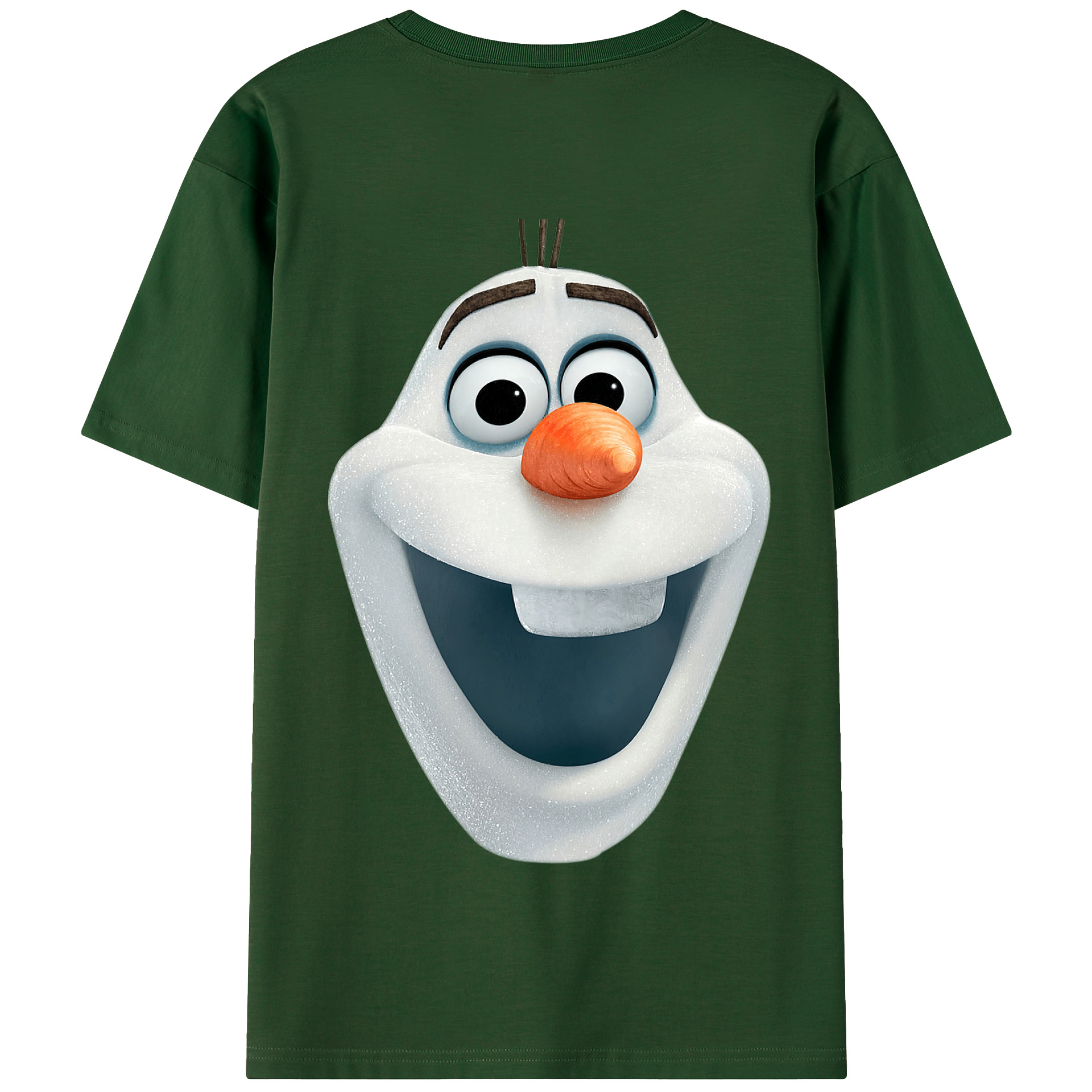 （画像用） アナと雪の女王 アンナ エルサ Frozen Anna Elsa 綿100％半袖Tシャツ（背面プリント）